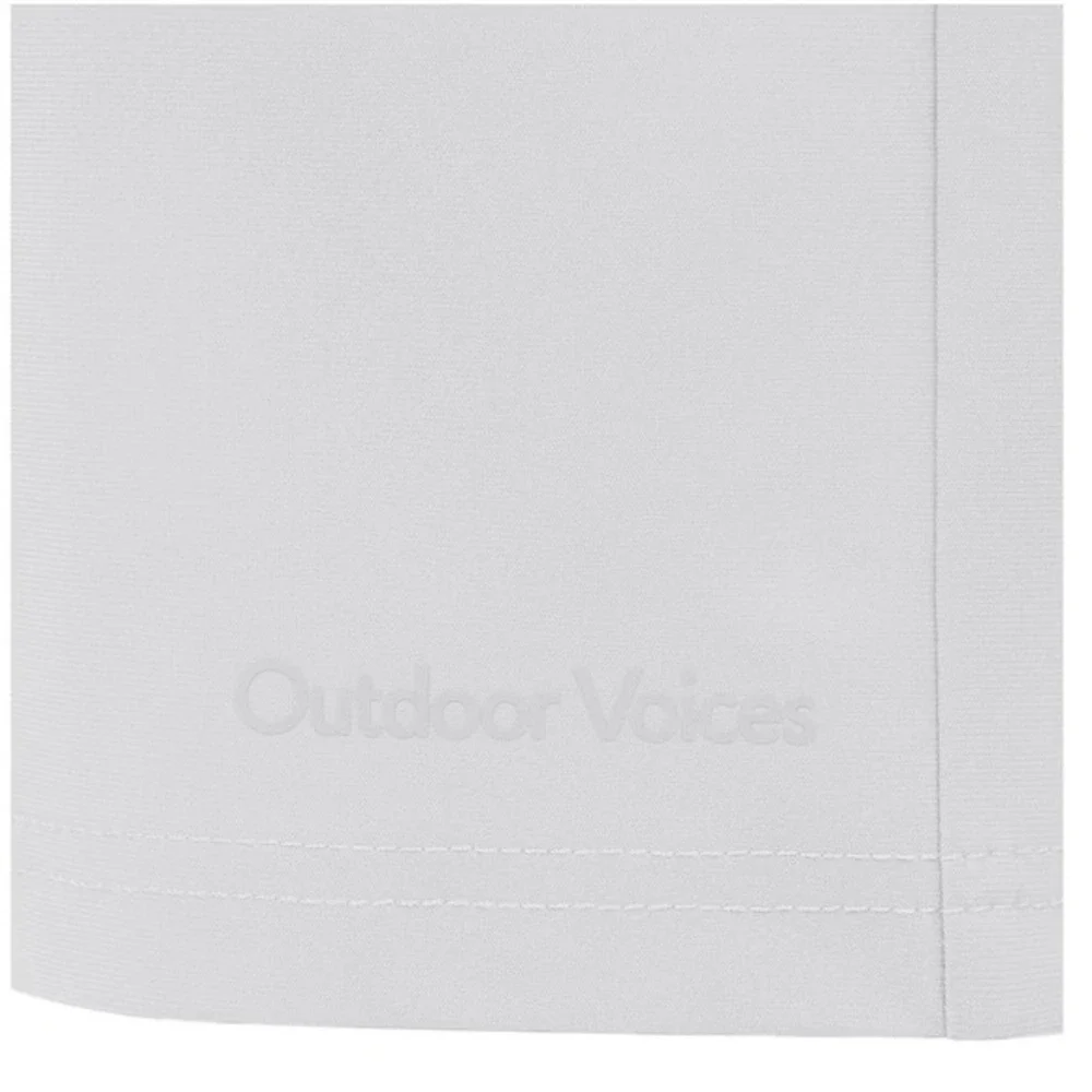 Outdoor Voices Gray HiFlex Men Athletic Moisture Wicking Zip Pockets Shorts M
